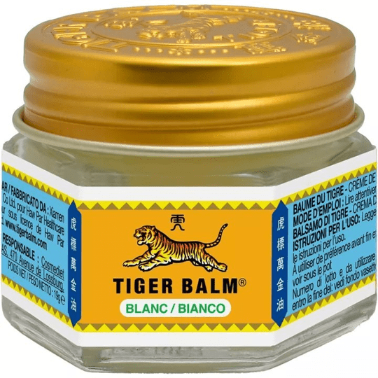 Tiger Balm White 19g Original Massage Cream with Essential Oils - Maple Wellness Supplements