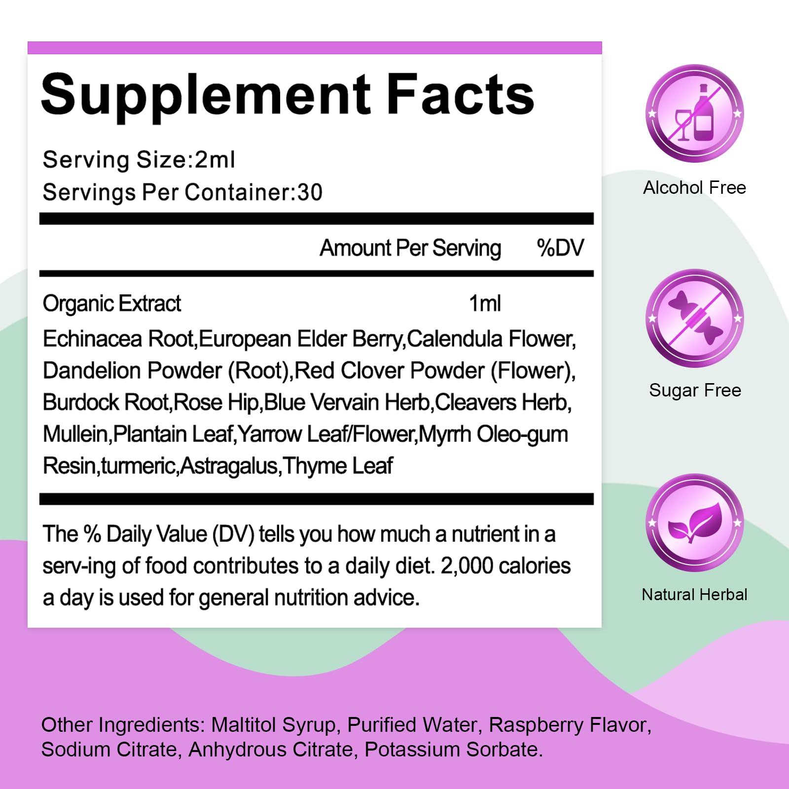 TIKOLUES Lymphatic Drainage Drops | Organic Lymphatic Cleanse Immune Support Supplement | Lymphatic Support with Echinacea & Elderberry | Herbal Blend | Non-GMO | 2 Fl Oz - Maple Wellness Supplements