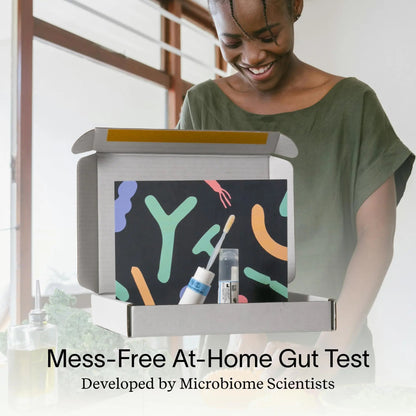 Tiny Health Gut Health Test Kit for Adults, Fast & Mess-Free, Home Test for Women and Men with Easy Ship-in Kit, 3-4 Weeks Results, Understand Biomarkers with Expert Insights - Maple Wellness Supplements