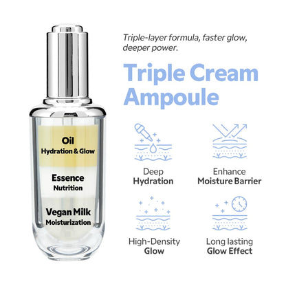 TIRTIR Ceramic Milk Ampoule (1.35 Fl Oz) - Maple Wellness Supplements