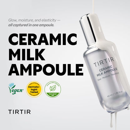 TIRTIR Ceramic Milk Ampoule (1.35 Fl Oz) - Maple Wellness Supplements