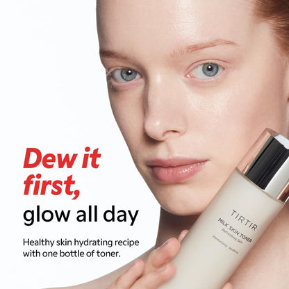 TIRTIR Milk Skin Rice Toner - Deep Moisturizing, Hydrating and Refreshing for face, Niacinamide, Ceramide, Rice Bran Extract - Maple Wellness Supplements