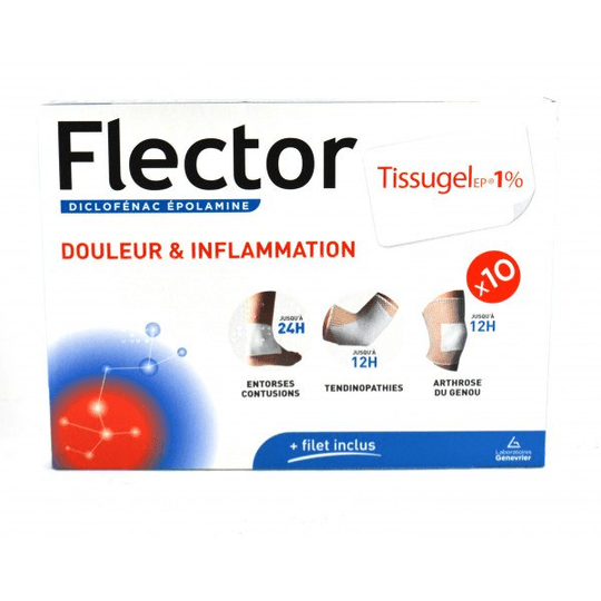 Tissugel Gel 1% - Analgesic & Anti-Inflammatory - 10 Patches - Maple Wellness Supplements