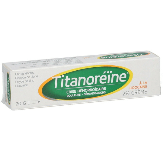 Titanoreïne cream with lidocaine 2% - JOHNSON&JOHNSON - Maple Wellness Supplements