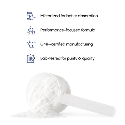 TIVAGENICS Pure Creatine Monohydrate Powder 300g – Micronized Supplements 5g Serving for Support Muscle Growth & Health | Unflavored Creatine for Men & Women LabTested Vegan-Friendly 60 Days Supply - Maple Wellness Supplements