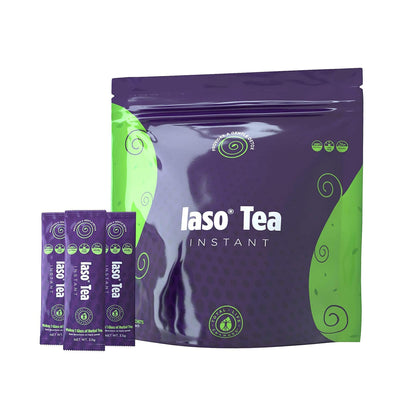 TLC Total Life Changes IASO Natural Detox Instant Herbal Tea - Expiration Date on the Top - Maple Wellness Supplements