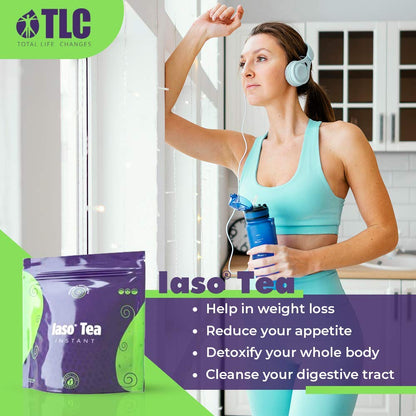 TLC Total Life Changes IASO Natural Detox Instant Herbal Tea - Expiration Date on the Top - Maple Wellness Supplements