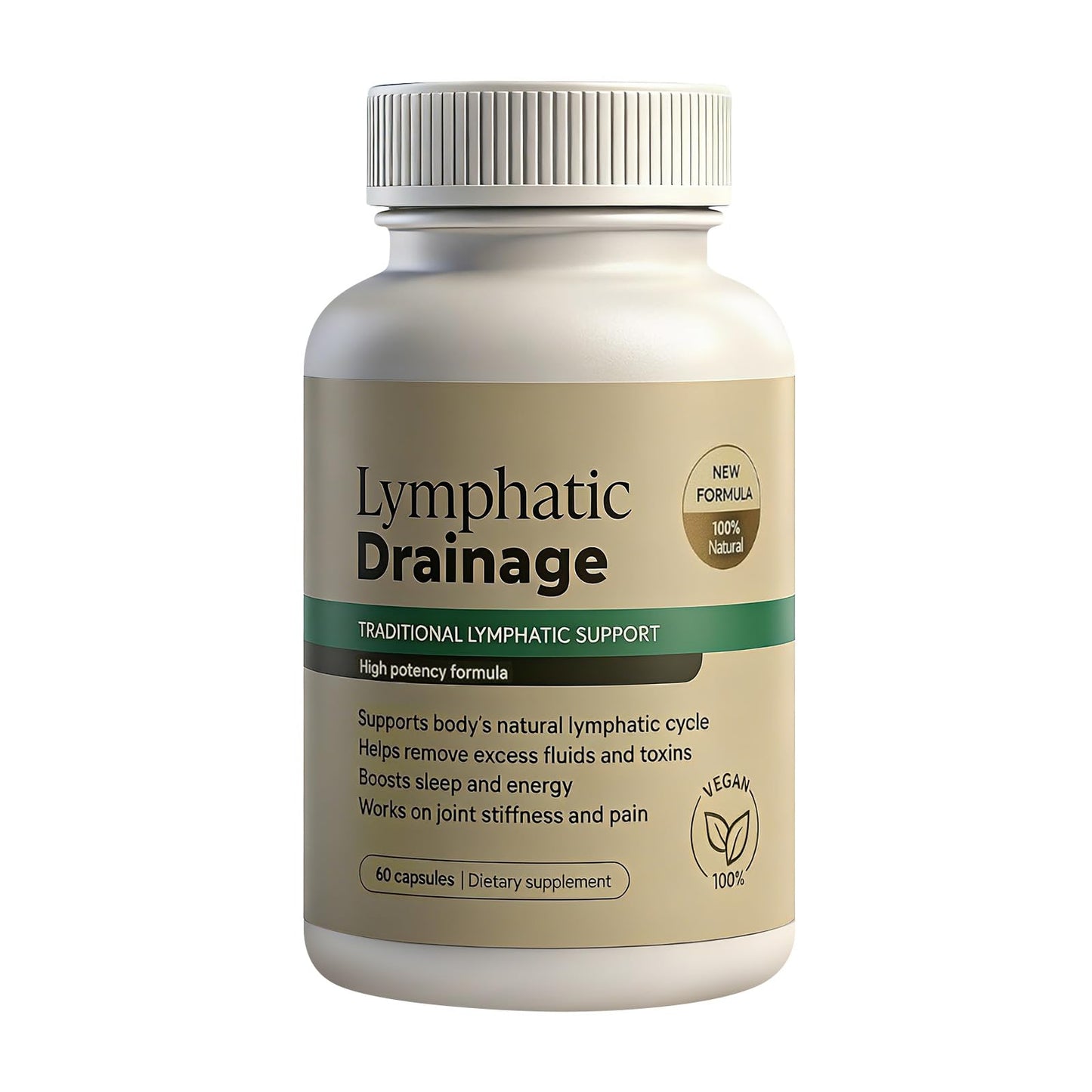 Tnaasmais Lymphatic Drainage Capsules, New Maximum Potency Formula with Dandelion Extract, Lymphatic Drainage Supplement for Fast-Absorbing, Immune Boost, Natural Ingredients, Vegan, 60 Capsules - Maple Wellness Supplements