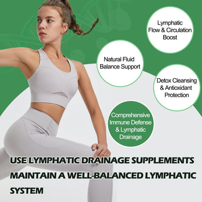 Tnaasmais Lymphatic Drainage Capsules, New Maximum Potency Formula with Dandelion Extract, Lymphatic Drainage Supplement for Fast-Absorbing, Immune Boost, Natural Ingredients, Vegan, 60 Capsules - Maple Wellness Supplements