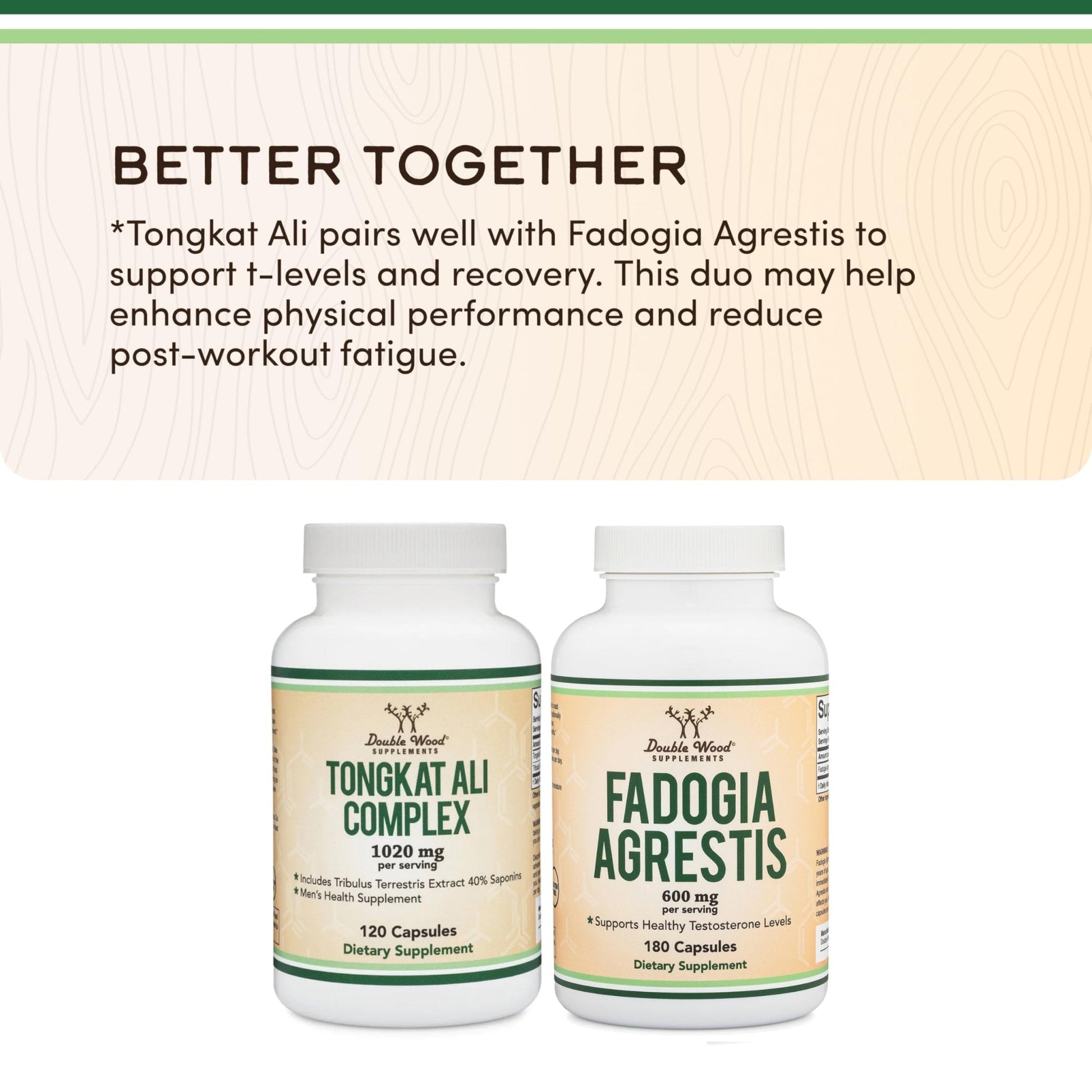 Tongkat Ali Extract - Ultra High Potency 200:1 - for Men (Longjack) Eurycoma Longifolia, 1000mg per Serving, 120 Capsules - with 20mg Tribulus Terrestris - Maple Wellness Supplements
