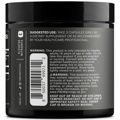 Toniiq 1500mg Ultra High Purity Ca AKG Supplement - 99%+ Highly Purified and Bioavailable Calcium Alpha-Ketoglutarate - Calcium AKG Longevity Supplement - 120 Ca-AKG Vegetarian Capsules - Maple Wellness Supplements