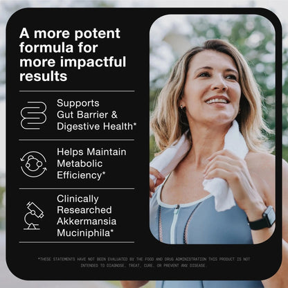 Toniiq Akkermansia Probiotic – 10 Billion TFU – Supports Gut Health & GLP-1 Activity - Maple Wellness Supplements