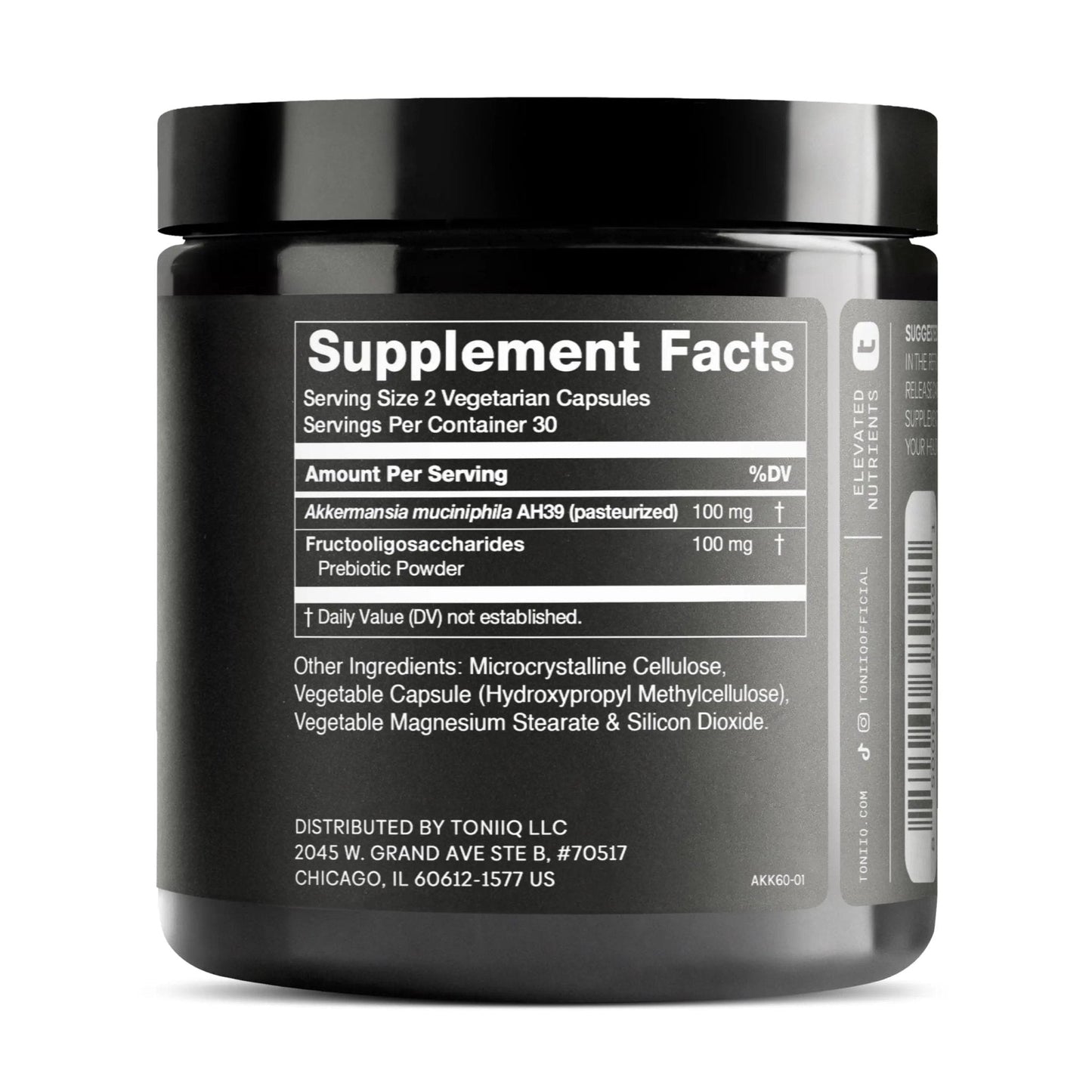 Toniiq Akkermansia Probiotic – 10 Billion TFU – Supports Gut Health & GLP-1 Activity - Maple Wellness Supplements