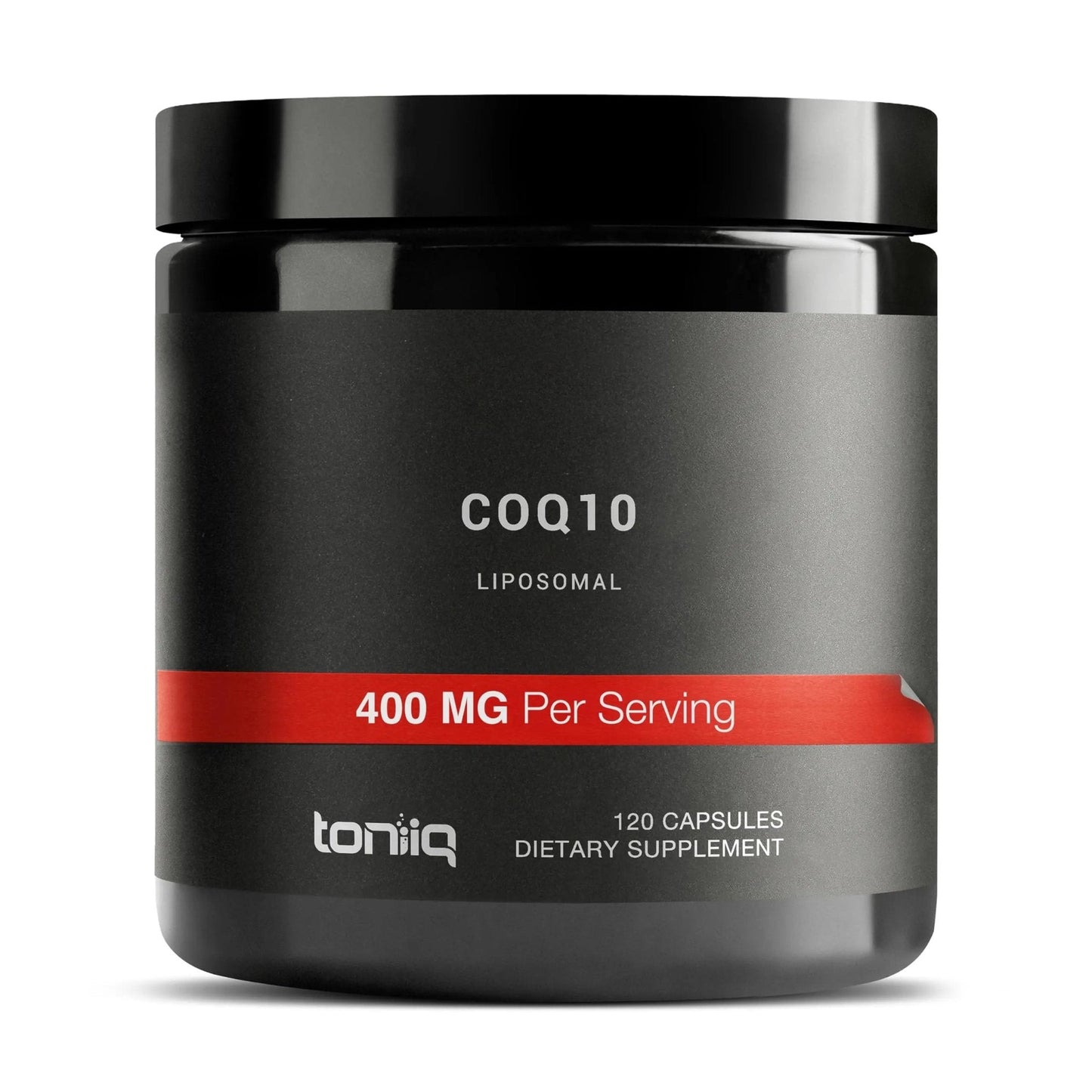 Toniiq CoQ10 400mg Extra Strength - Ultra High Purity - Liposomal for Superior Absorption - 98% Purified - Third-Party Tested, 120 Veggie Capsules - Maple Wellness Supplements