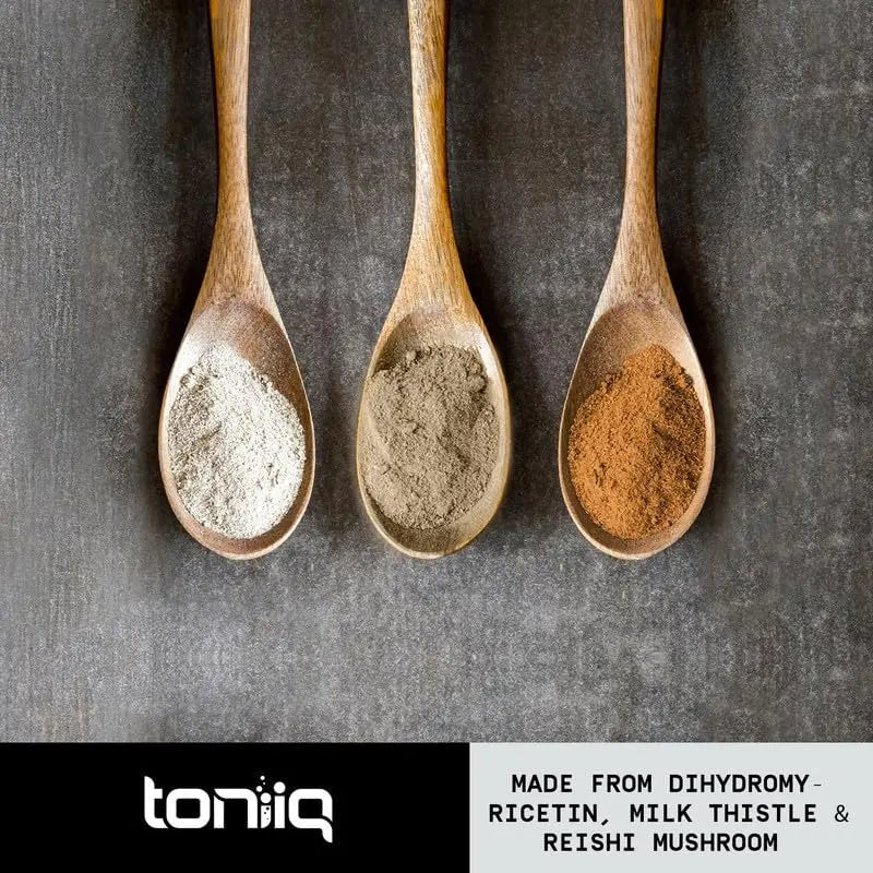 Toniiq Ease with DHM - Full Liver Support for a Night Out - 120 Capsules - 50x Super Concentrated Extract - Maple Wellness Supplements