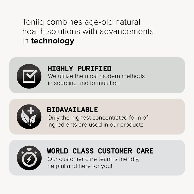Toniiq Fadogia Agrestis - Ultra High Potency 30:1 Extract - 1200mg Per Serving - Highly Concentrated - Third-Party Lab Tested - 120 Capsules - Maple Wellness Supplements