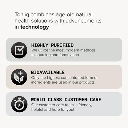 Toniiq Fadogia Agrestis - Ultra High Potency 30:1 Extract - 1200mg Per Serving - Highly Concentrated - Third-Party Lab Tested - 120 Capsules - Maple Wellness Supplements