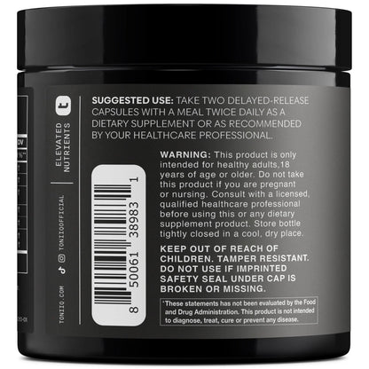 Toniiq GLP-1 Support — with Clinically Studied, Patented GlucoVantage® Dihydroberberine and Akkermansia — Appetite and Fullness Support — 120 Capsules (60-Day Supply) - Maple Wellness Supplements
