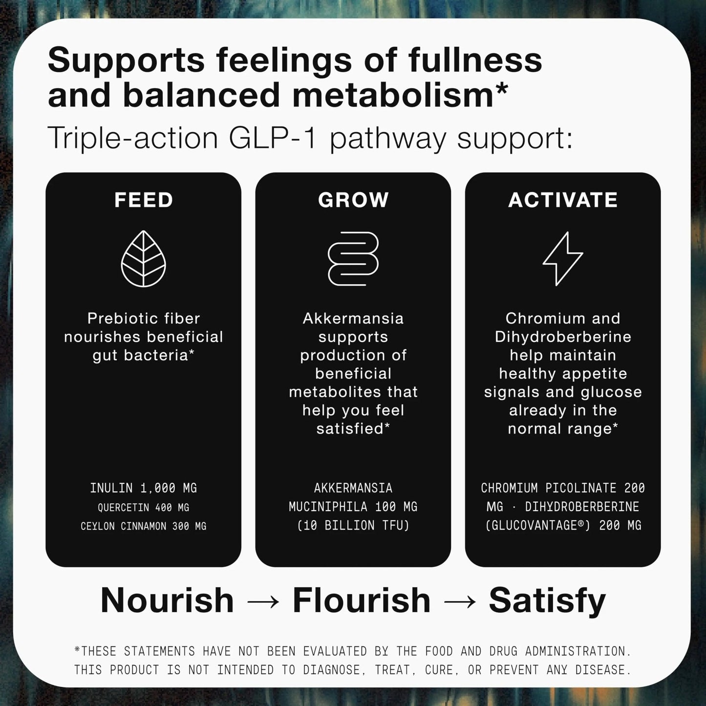 Toniiq GLP-1 Support — with Clinically Studied, Patented GlucoVantage® Dihydroberberine and Akkermansia — Appetite and Fullness Support — 120 Capsules (60-Day Supply) - Maple Wellness Supplements