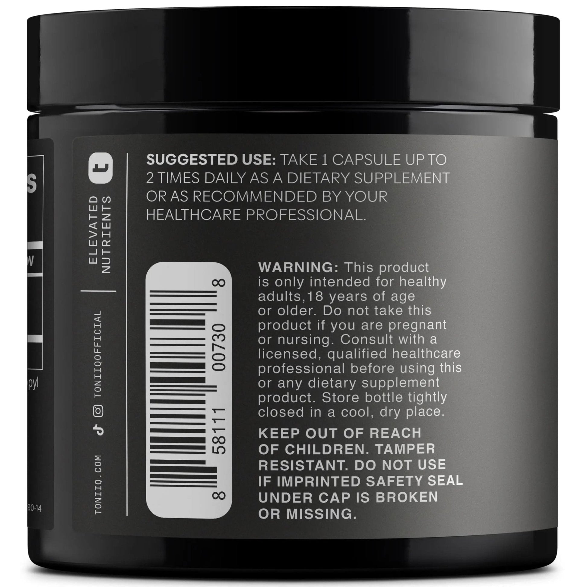Toniiq Maca Root - Ultra High Potency 20:1 Extract - Black, Red and Yellow Maca Complex - Single Origin, Wildcrafted & Highly Concentrated - Third-Party Lab Tested - 90 Capsules - Maple Wellness Supplements