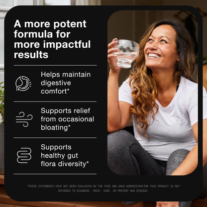 Toniiq Prebiotics and Probiotics – 200B TFU with Postbiotics IMMUSE® & ButyraGen® – 30 Strains – Shelf-Stable Synbiotic Formula – Third-Party Tested – 60 Capsules - Maple Wellness Supplements