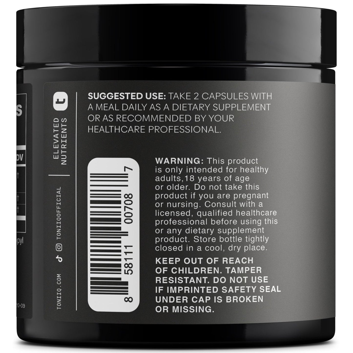 Toniiq Triple-Strength 600mg Rhodiola Rosea - 120 Capsules - 5% Salidroside Concentrated Extract - Highly Purified and Bioavailable - Maple Wellness Supplements