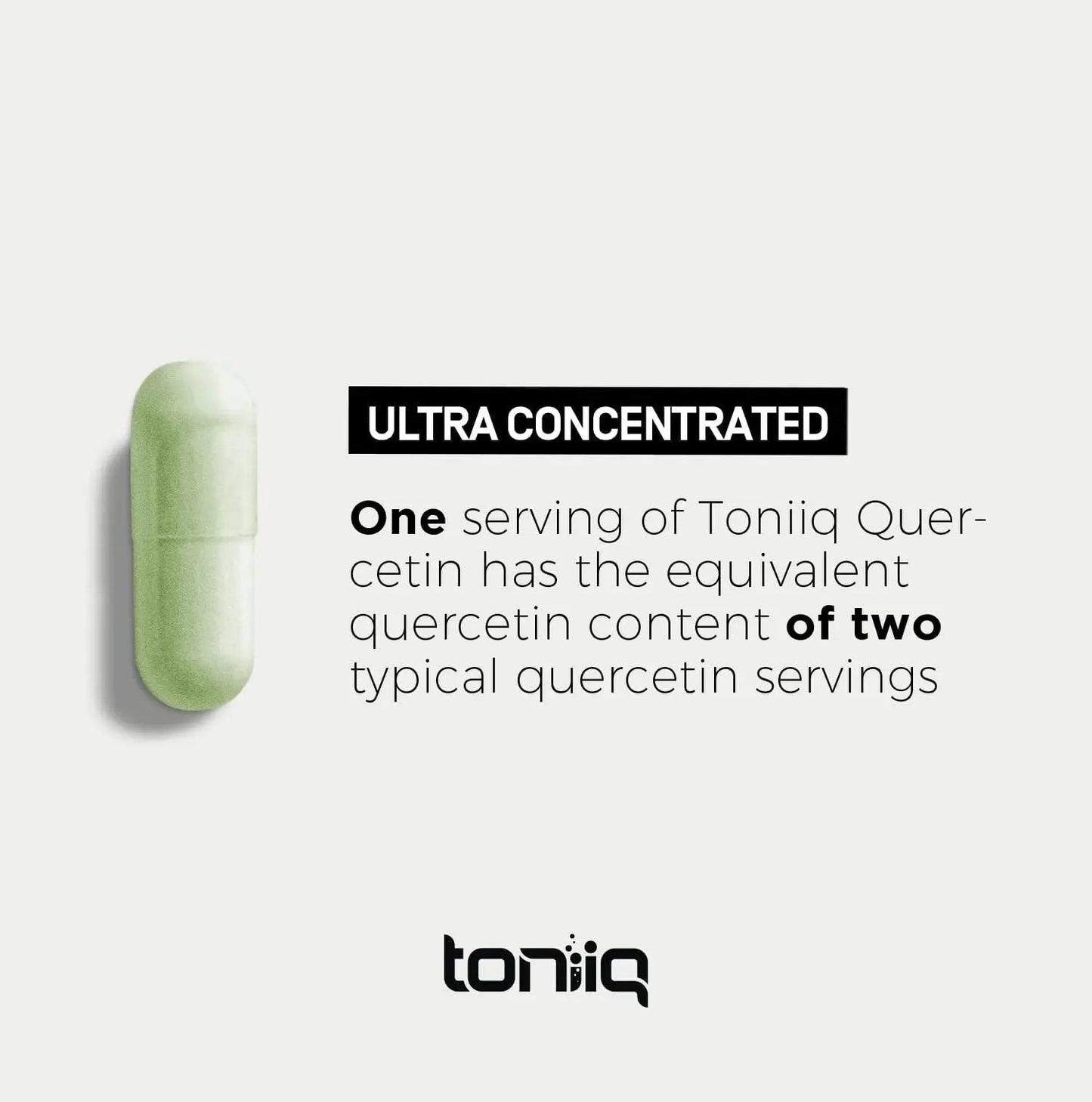 Toniiq Ultra High Purity Quercetin Capsules - 95%+ Highly Purified and Bioavailable - 1000mg Per Serving - 120 Capsules Quercetin Supplement - Maple Wellness Supplements