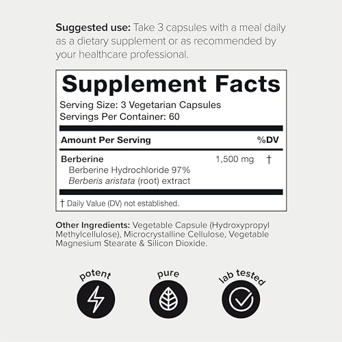 Toniiq Ultra High Strength Berberine 1500mg from The Himalayas Berberine Supplement - Maple Wellness Supplements