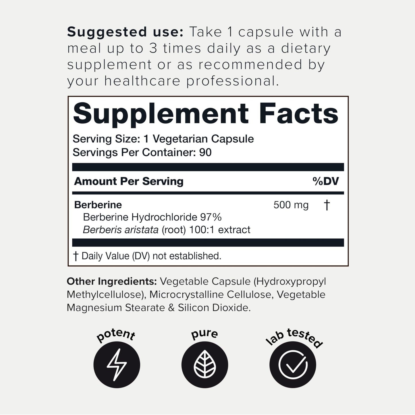Toniiq Ultra High Strength HCl from The Himalayas - 100:1 Concentrated Extract - Lab-Tested 97% - 90 Vegetarian Capsules - Maple Wellness Supplements