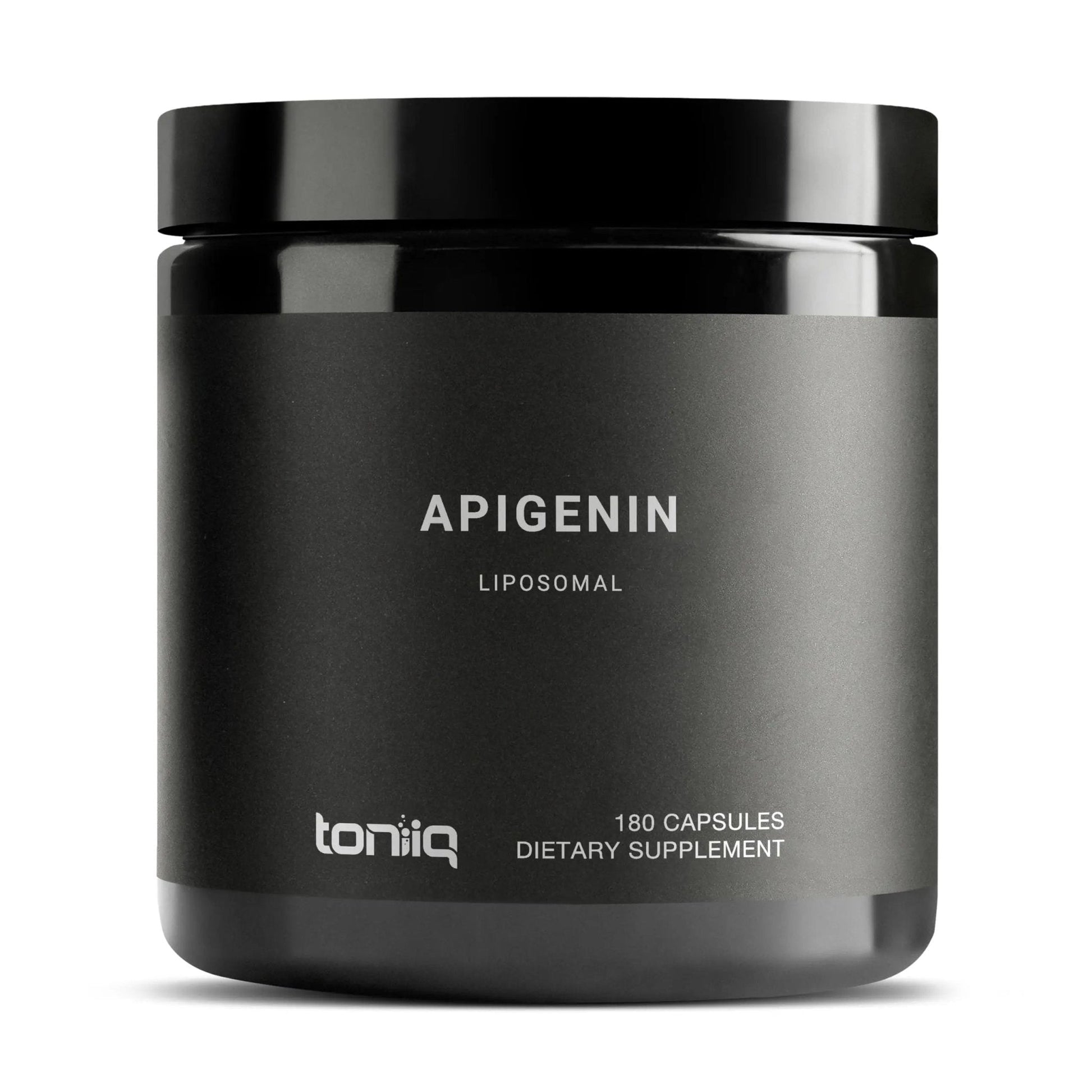 Toniiq Ultra High Strength Liposomal Apigenin - 100mg Formula - Highly Bioavailable for Superior Absorption - 180 Vegetarian Capsules - Maple Wellness Supplements