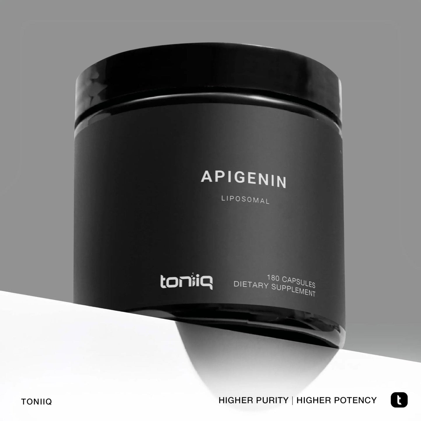 Toniiq Ultra High Strength Liposomal Apigenin - 100mg Formula - Highly Bioavailable for Superior Absorption - 180 Vegetarian Capsules - Maple Wellness Supplements