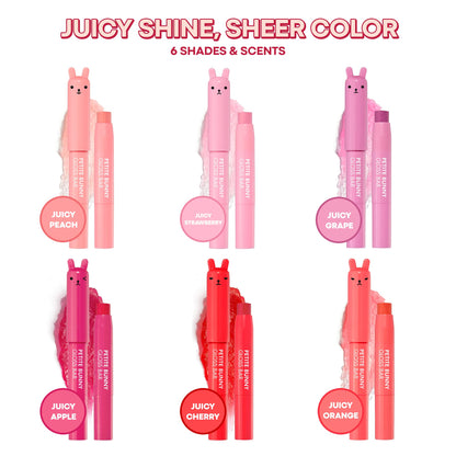 TONYMOLY Petit Bunny Lip Gloss – Easter Basket Stuffer, Cute Bunny Lip Crayon, Hydrating Korean Lip Gloss with Vitamin E for Soft, Juicy Cherry - Maple Wellness Supplements