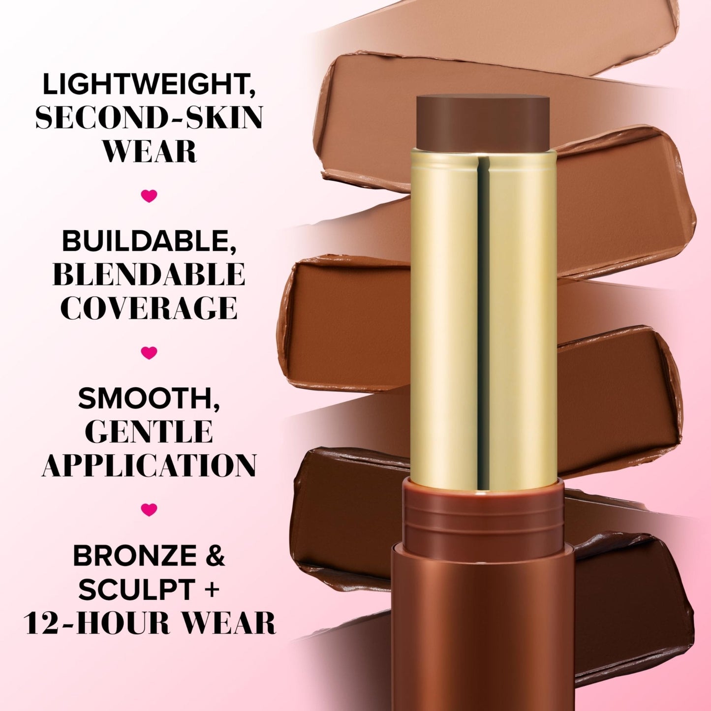 Too Faced Chocolate Soleil Melting Bronzing & Sculpting Stick | Multi-Use, Contour + Cream Bronzer Stick | Lightweight, Satin-Finish with Buildable Coverage, 0.28 Ounce, 0.28 Ounce, Chocolate Souffle - Maple Wellness Supplements