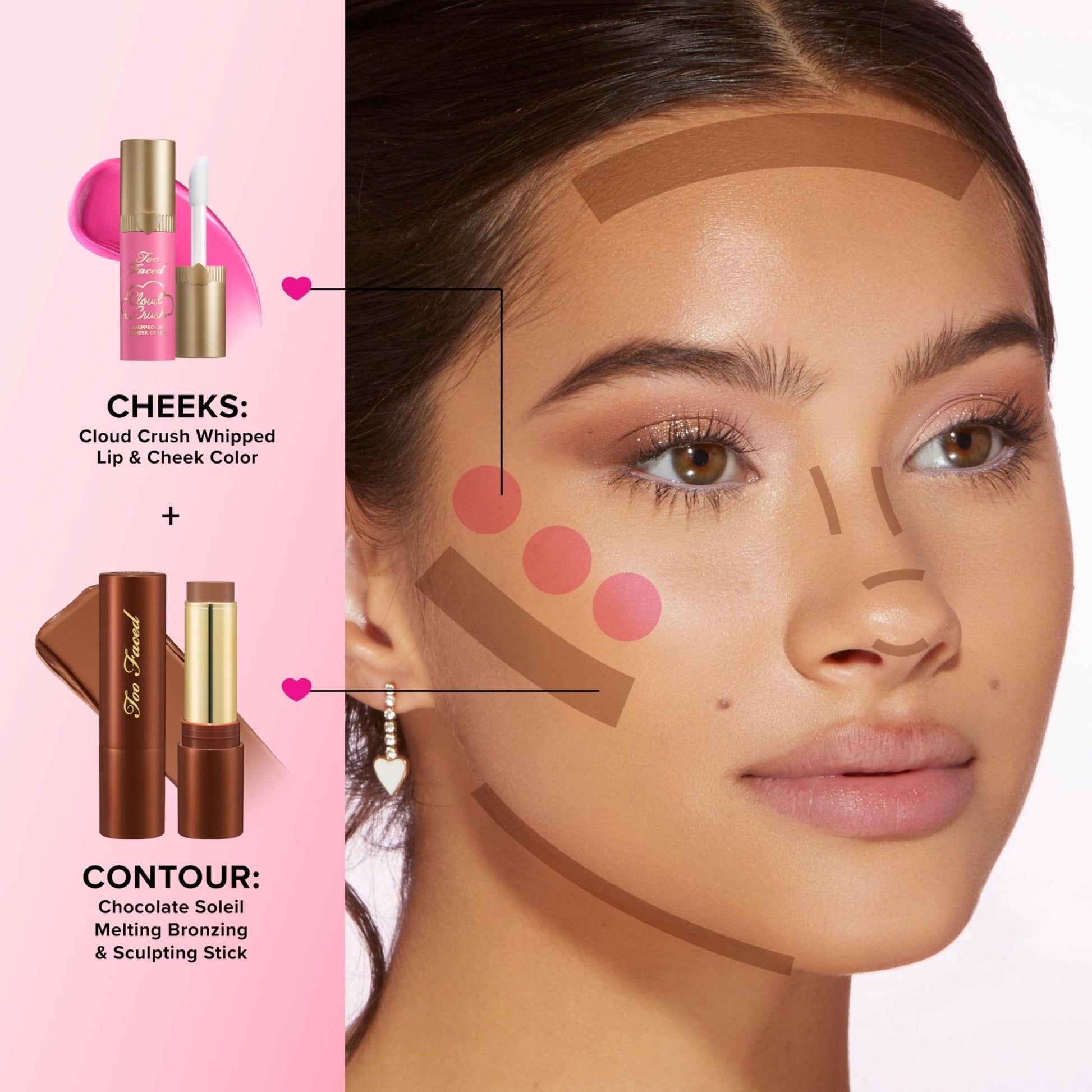Too Faced Chocolate Soleil Melting Bronzing & Sculpting Stick | Multi-Use, Contour + Cream Bronzer Stick | Lightweight, Satin-Finish with Buildable Coverage, 0.28 Ounce, 0.28 Ounce, Chocolate Souffle - Maple Wellness Supplements