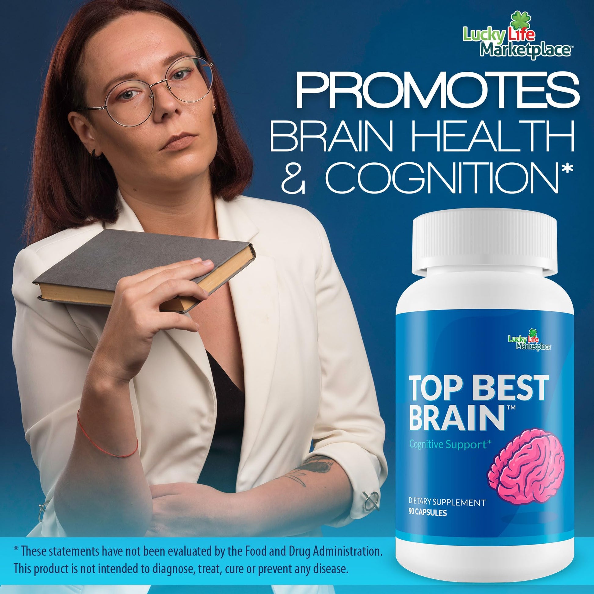 Top Best Brain - Cognitive Support Supplement for Memory, Focus, & Mental Clarity - Promote Improved Concentration, Cognition, & Motivation - Brain Pills for Cognitive Health - Nootropic Formula - Maple Wellness Supplements