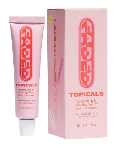 Topicals Faded Brightening and Clearing Serum | Reduces Discoloration, Post-Blemish Marks, Scars and Spots - Maple Wellness Supplements