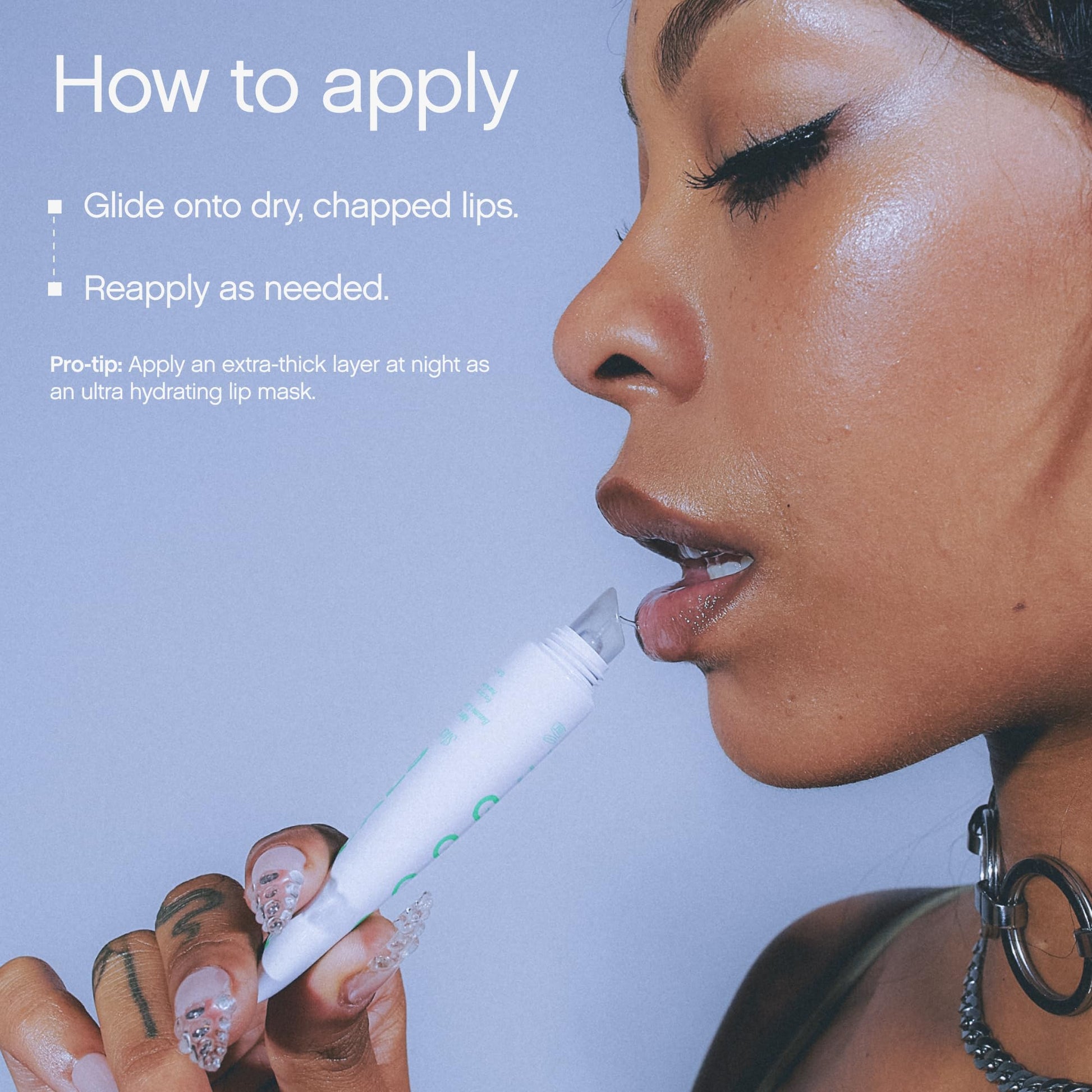 Topicals Slick Salve Mint Glossy Lip Balm | Soothes Discomfort, Strengthens Barrier and Provides Lasting Hydration & Relief | Vegan, Paraben-Free - Maple Wellness Supplements