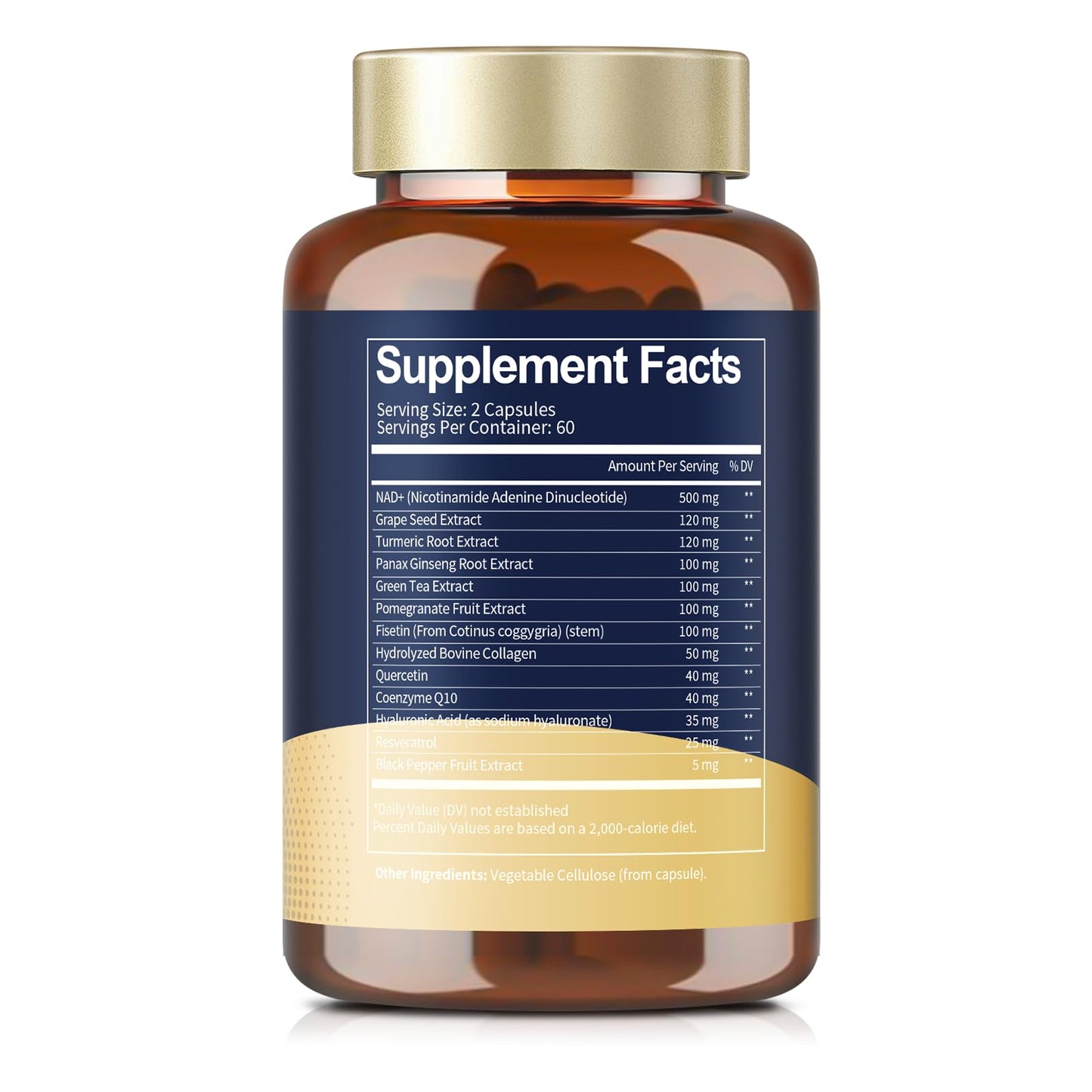Totaria NAD Supplement for Women Men with nicotinamide riboside resveratrol,Quercetin, Betaine Boost NAD+ Levels NAD Plus Supplement for Anti Aging, Energy, Immune, Focus 120 Capsules - Maple Wellness Supplements