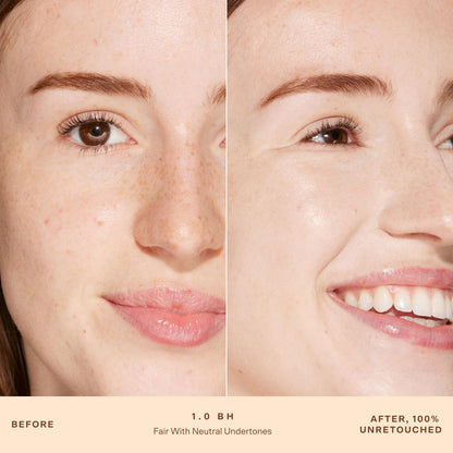 Tower 28 Swipe Serum Concealer - Hydrating Medium-Full Coverage Concealer + Under Eye Brightener - Skin Care Infused Makeup with Hyaluronic Acid + Soothing Centella - 1.0 Fair/Neutral (0.22 oz) - Maple Wellness Supplements
