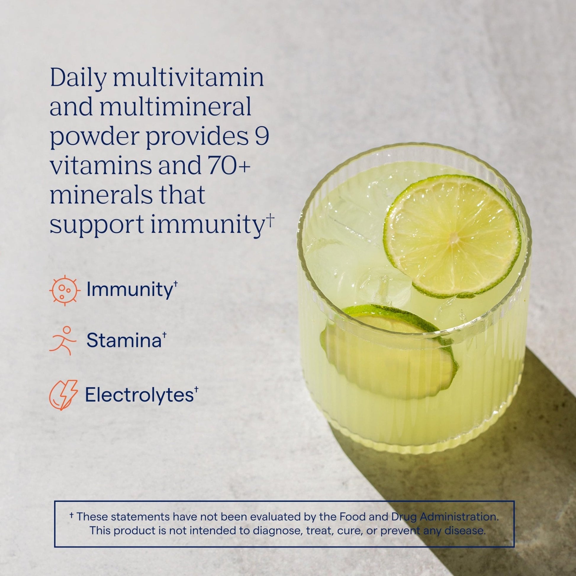 Trace Minerals Power Pak Multivitamin and Multimineral Packets - Electrolyte Support - 1200 mg Vitamin C plus 70+ Trace Minerals - Lemon Lime Flavor - 30 Packets - Maple Wellness Supplements
