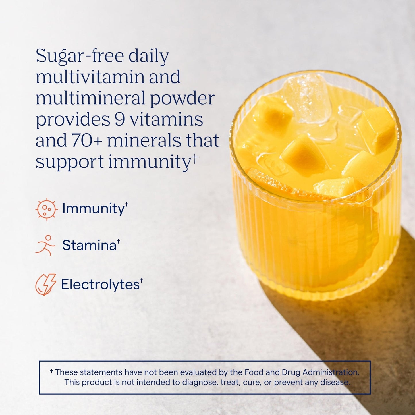 Trace Minerals Power Pak Multivitamin and Multimineral Packets - Electrolyte Support - 1200 mg Vitamin C plus 70+ Trace Minerals - Sugar Free - Orange Mango Flavor - 30 Packets - Maple Wellness Supplements