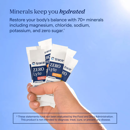 Trace Minerals ZeroLyte Salty Watermelon Flavor - Sugar Free Electrolyte Drink Mix - Supports Hydration, Energy, Stamina - Ancient Sea Salt, - Maple Wellness Supplements