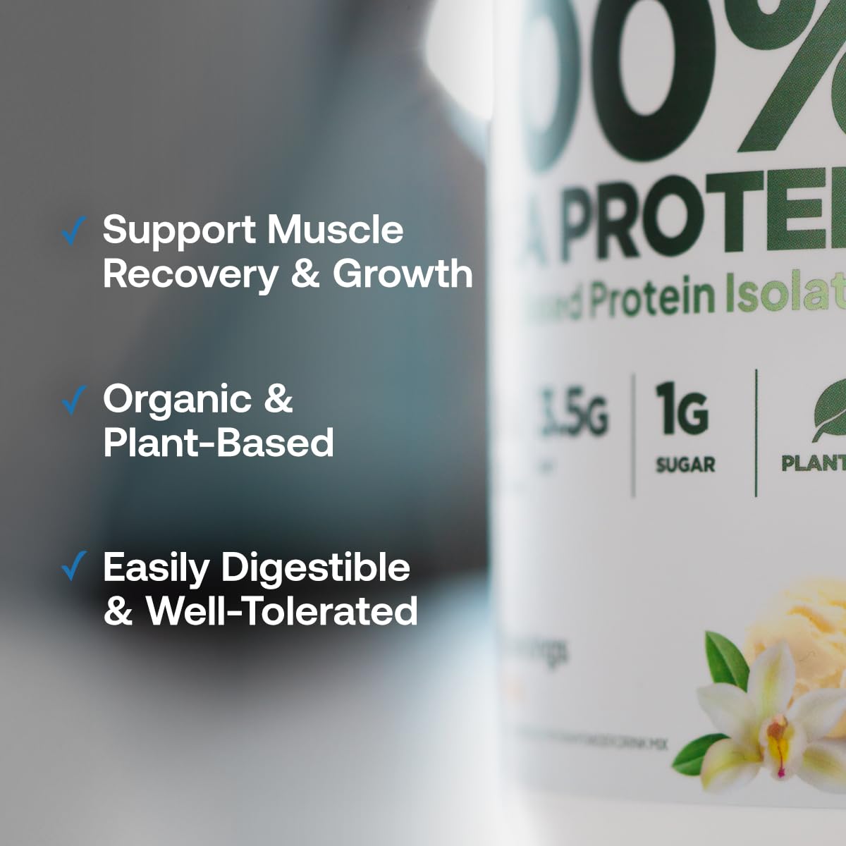 Transparent Labs 100% Pea Protein Powder - 28g Organic Plant Protein per Serving, Clean Pea Isolate Powder, USDA Organic, Vegan, Gluten-Free, Sugar-Free, Non-GMO - 30 Servings, Chocolate - Maple Wellness Supplements