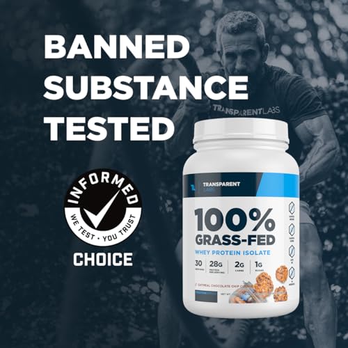 Transparent Labs Grass-Fed Whey Protein Isolate - Naturally Flavored, Gluten Free - Maple Wellness Supplements