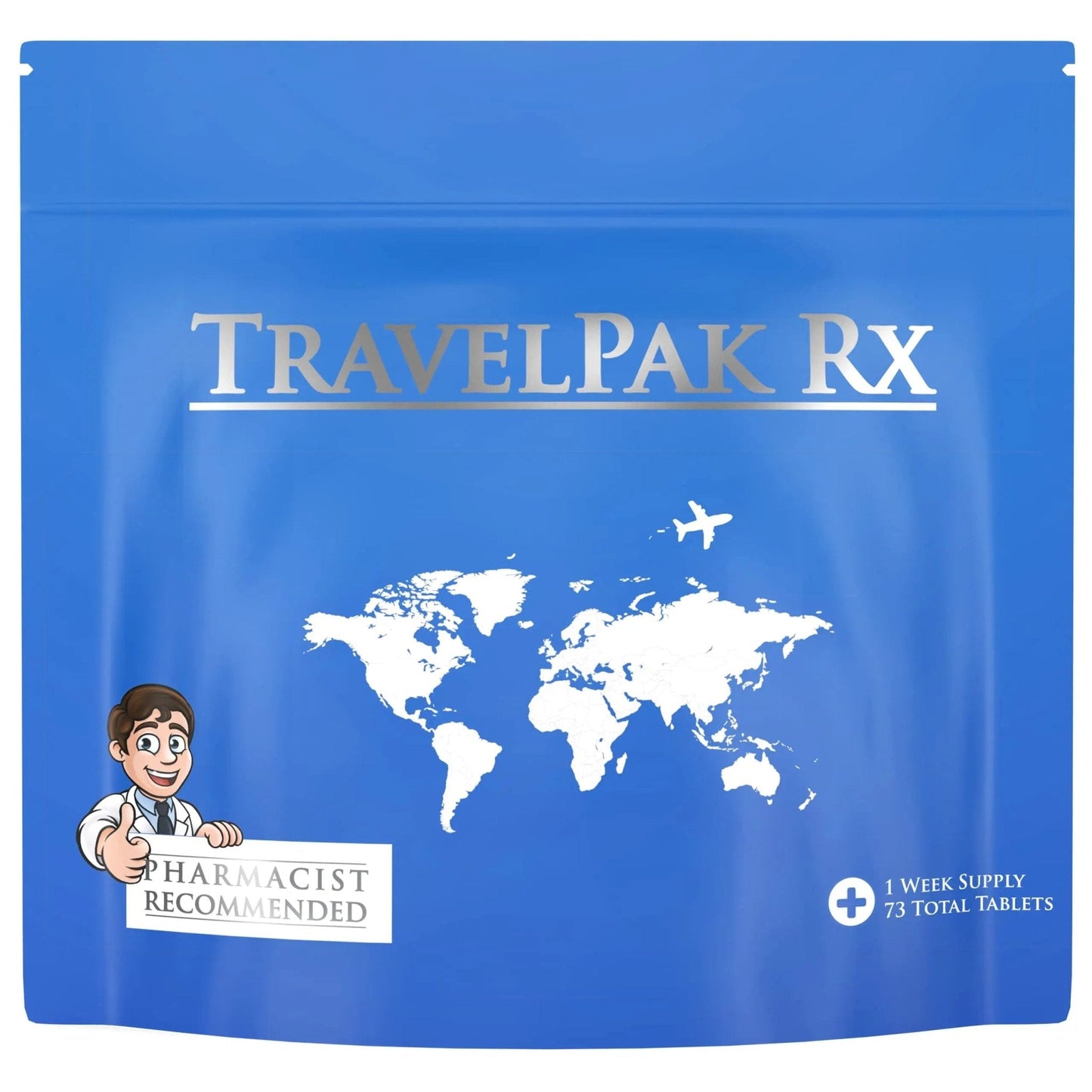TravelPakRx Travel Essentials Medicine Kit - TSA-Approved Over-The-Counter Individual Medicine Packets, for Travel, Cruises, Camping, Created by Pharmacist - Maple Wellness Supplements