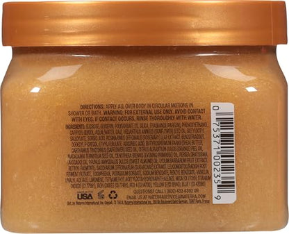 Tree Hut Golden Vanilla Shea Sugar Scrub, Exfoliating, Hydrating & Moisturizing Body Scrub with Shea Butter & Natural Oils - Maple Wellness Supplements