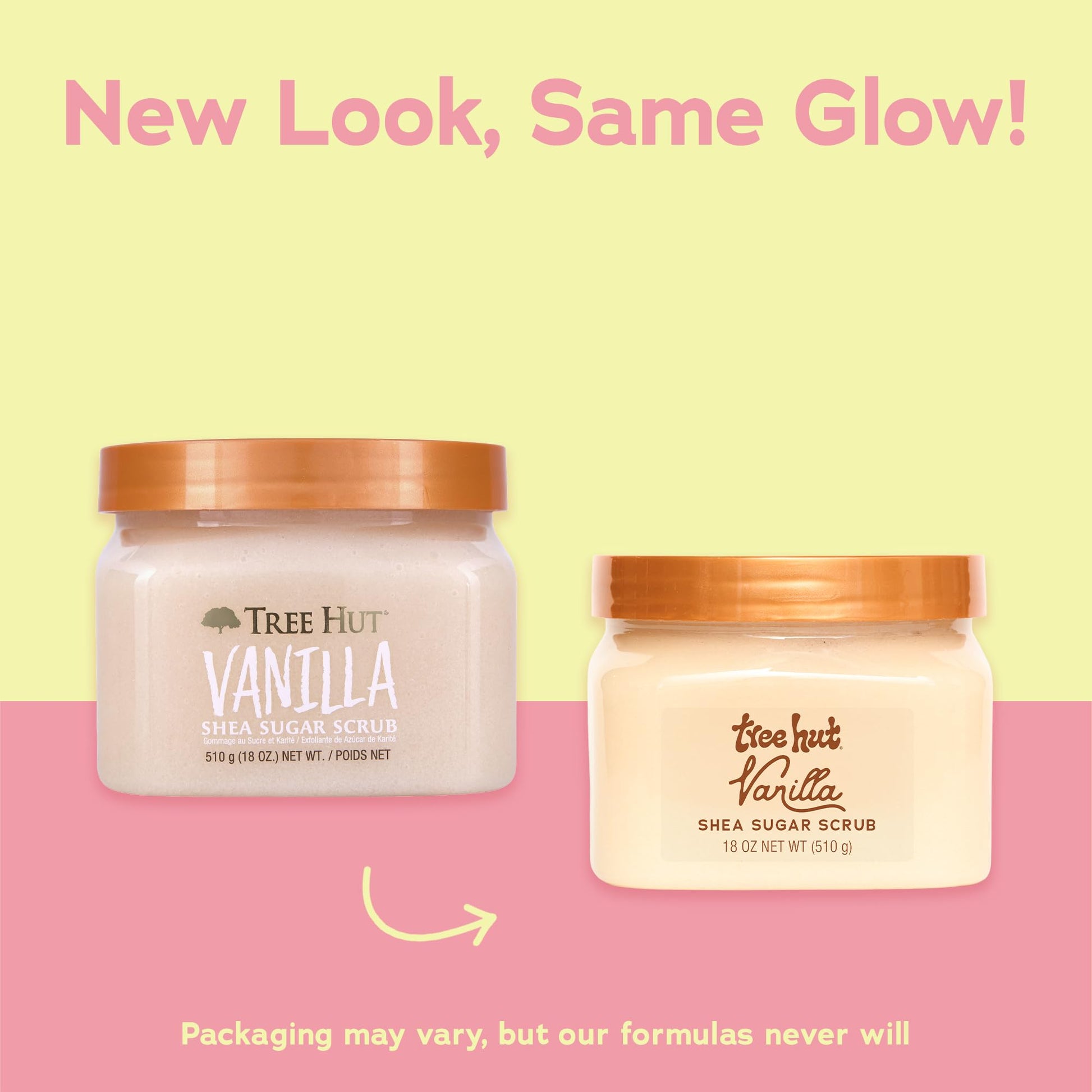 Tree Hut Vanilla Shea Sugar Scrub, Easter Gifts for Women, Exfoliating & Hydrating Body Scrub with Shea Butter & Essential Oils - Maple Wellness Supplements