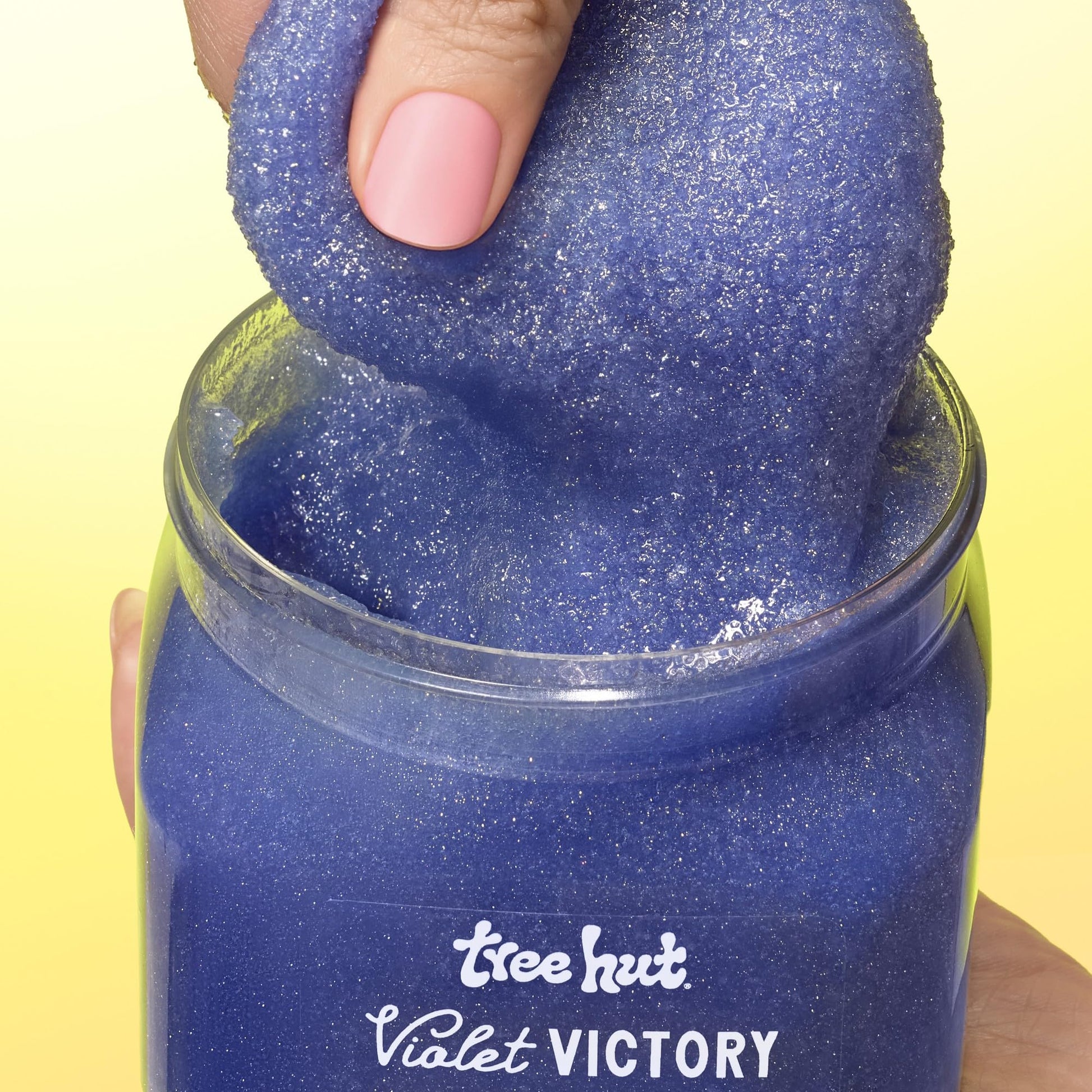 Tree Hut Violet Victory Shea Sugar Scrub, Exfoliating, Hydrating & Moisturizing Body Scrub with Shea Butter & Natural Oils, Smooth & Soften Skin, Polishing Exfoliant for Radiant Skin, 18 oz - Maple Wellness Supplements