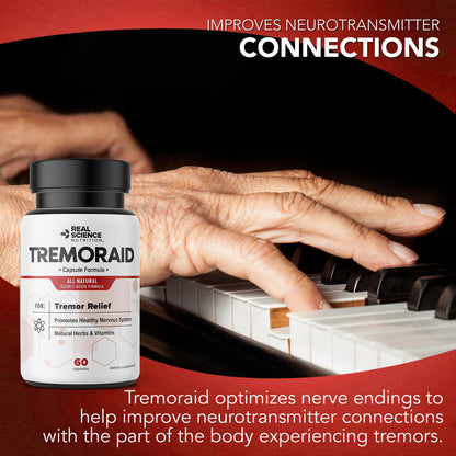 Tremoraid Essential Tremor Relief Supplements (60 Caps)* (3 Bottles) - Maple Wellness Supplements