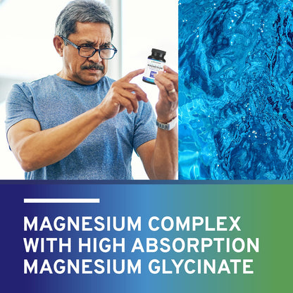 Trio Nutrition Magnesium Complex 90 Day Supply 420 mg | Natural Calm, Relax, Stress Relief, and Muscle Recovery |Magnesium Glycinate Supplement with Vitamin B6 for Rapid Absorption* - Maple Wellness Supplements